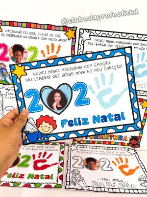 Lembrança de Fim de Ano 2025 com Carimbo de Mãozinha - foto 10 de 15