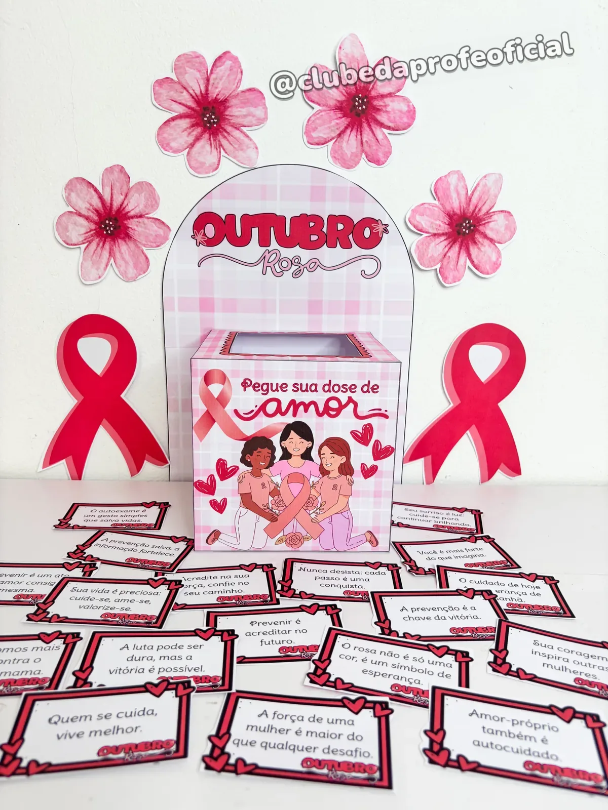 Caixa Motivacional Outubro Rosa - foto 1 de 13