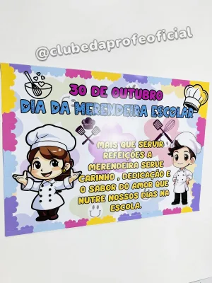 Painel Dia da Merendeira Escolar - foto 2 de 10