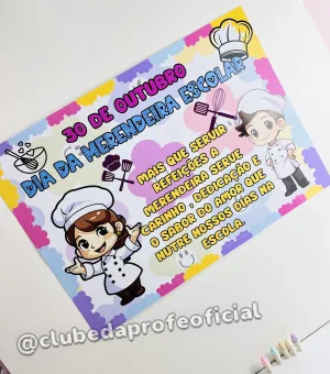 Painel Dia da Merendeira Escolar - foto 6 de 10