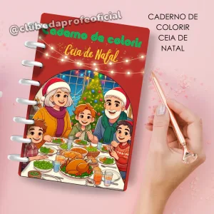 Caderno de Colorir Ceia de Natal - foto 6 de 6