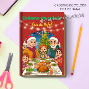 Caderno de Colorir Ceia de Natal - foto 5 de 6