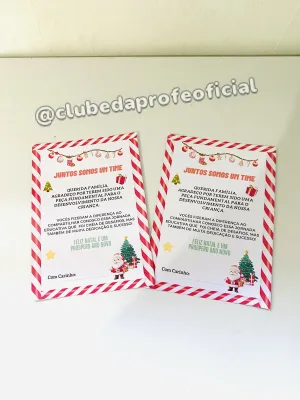 Cartão de Natal para a Família