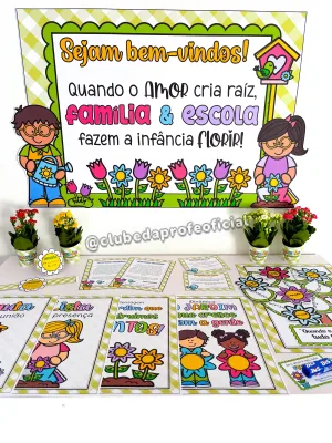 Kit Reunião de Pais: Tema Florescer