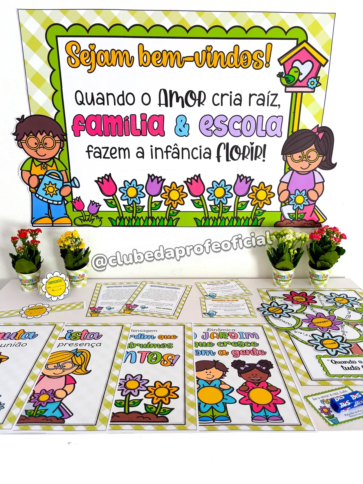 Kit Reunião de Pais: Tema Florescer - foto 1 de 19