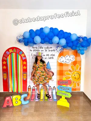 Cenário Formatura Aquarela