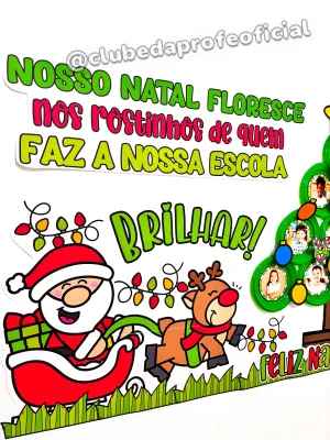 Painel Natalino Rostinhos da Escola - foto 7 de 16