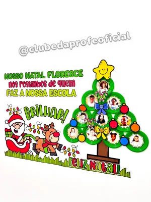 Painel Natalino Rostinhos da Escola - foto 12 de 16