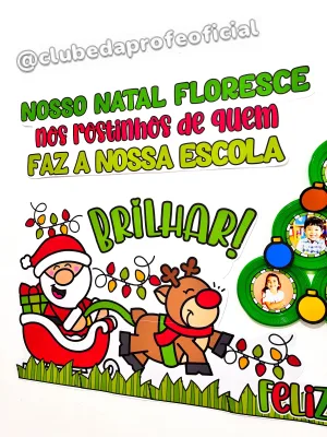 Painel Natalino Rostinhos da Escola - foto 10 de 16