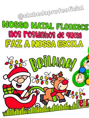 Painel Natalino Rostinhos da Escola - foto 15 de 16