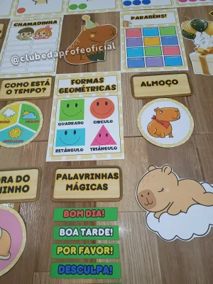 Kit Sala de Aula Capivara - foto 3 de 10