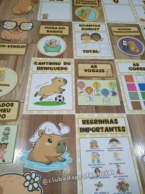 Kit Sala de Aula Capivara - foto 5 de 10