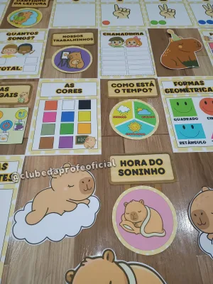 Kit Sala de Aula Capivara