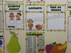Kit Sala de Aula Tema Frutas - foto 8 de 11