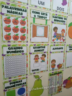 Kit Sala de Aula Tema Frutas - foto 6 de 11