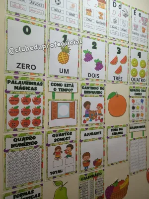 Kit Sala de Aula Tema Frutas - foto 10 de 11