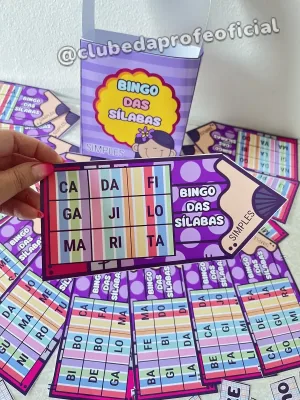 Bingo das Sílabas Simples - foto 7 de 8