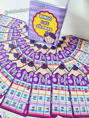 Bingo das Sílabas Simples - foto 2 de 8