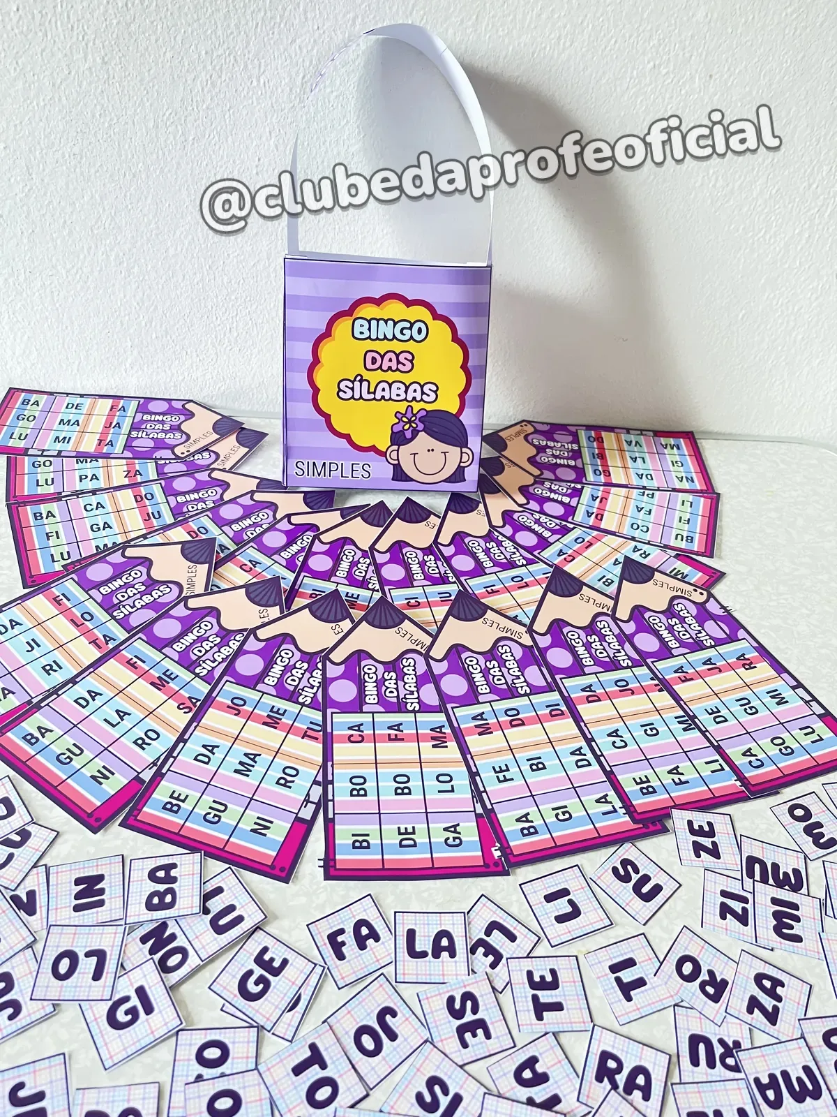Bingo das Sílabas Simples - foto 1 de 8