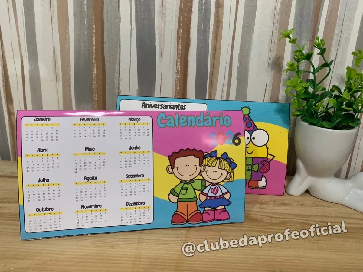 Calendário de Mesa 2026 - foto 1 de 6