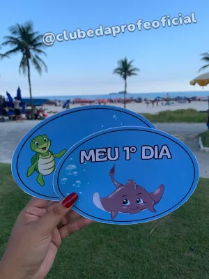 Plaquinhas para Foto: Fundo do Mar