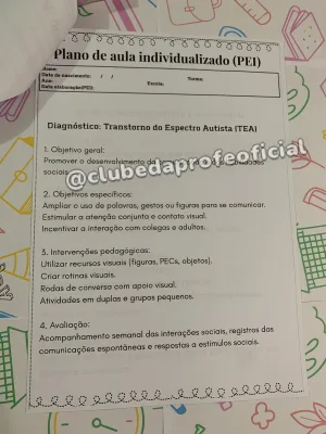 PEI Autismo: Plano Educacional Individualizado - foto 7 de 7