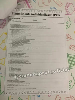 PEI Autismo: Plano Educacional Individualizado - foto 6 de 7