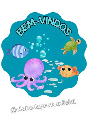 Kit Sala Fundo do Mar - foto 2 de 11