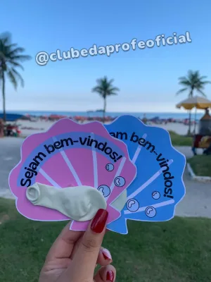 Cartão de Boas-Vindas Fundo do Mar
