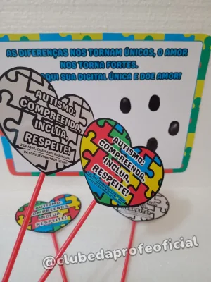 Painel e Plaquinhas: Conscientização do Autismo - foto 2 de 2
