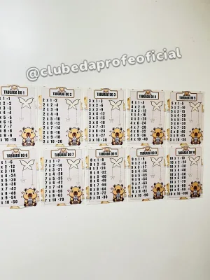 Tabuada Divertida do 1 ao 10: Tema Capivaras - foto 2 de 8