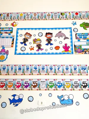 Kit Decoração de Sala Fundo do Mar - foto 44 de 67