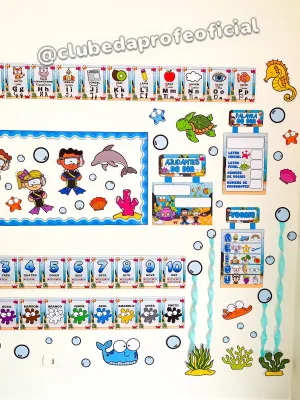 Kit Decoração de Sala Fundo do Mar - foto 63 de 67