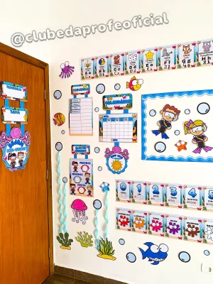Kit Decoração de Sala Fundo do Mar - foto 10 de 67