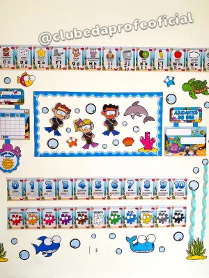 Kit Decoração de Sala Fundo do Mar - foto 7 de 67
