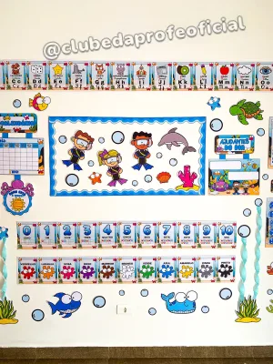 Kit Decoração de Sala Fundo do Mar - foto 8 de 67