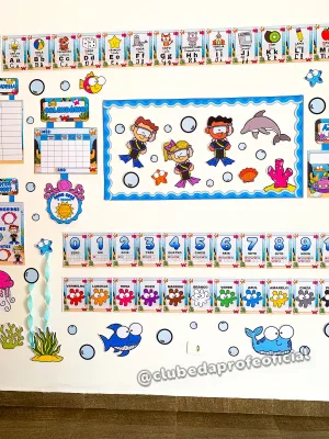 Kit Decoração de Sala Fundo do Mar - foto 42 de 67