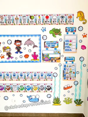 Kit Decoração de Sala Fundo do Mar - foto 38 de 67