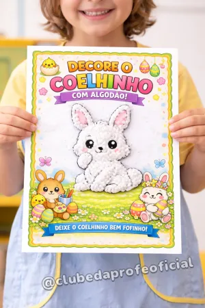 Decore o Coelhinho com Algodão - foto 2 de 4