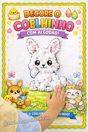 Decore o Coelhinho com Algodão - foto 3 de 4