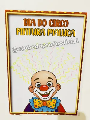 Painel Interativo Pintura Maluca do Palhaço