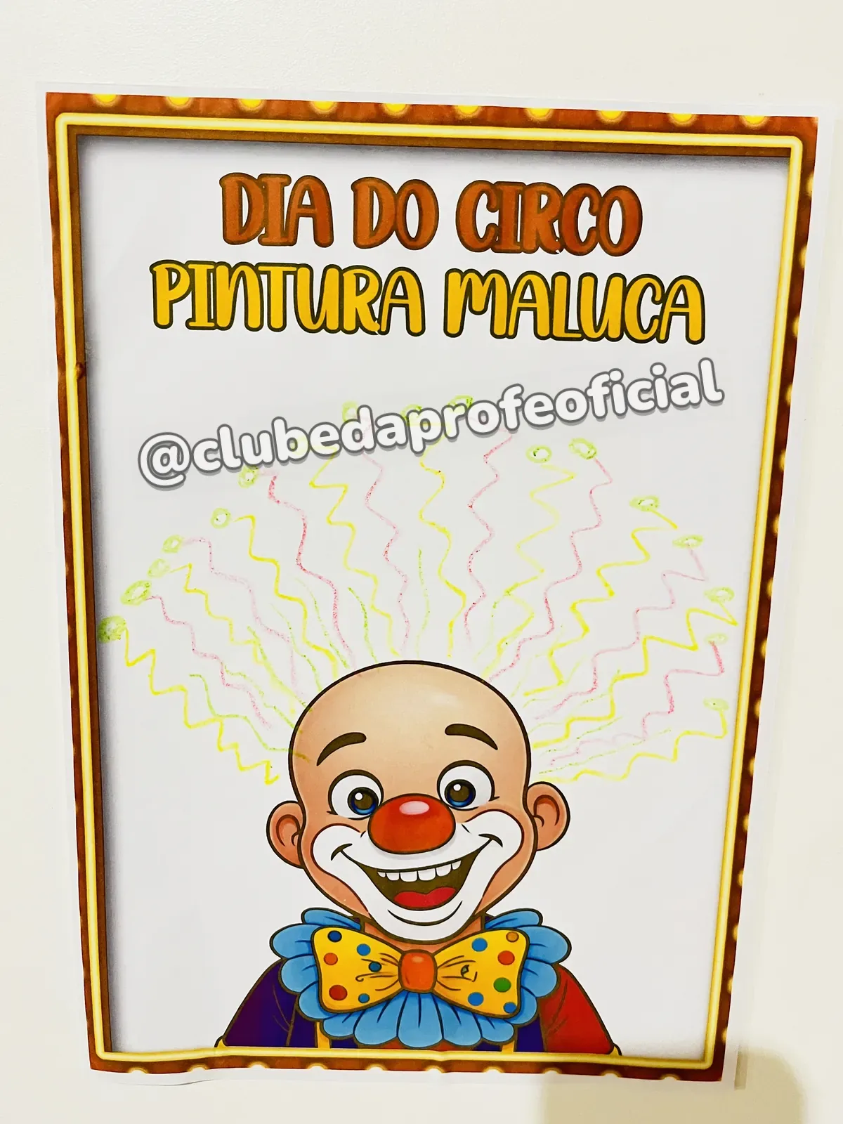 Painel Interativo Pintura Maluca do Palhaço - foto 1 de 7