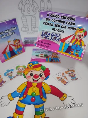 Palhacinho Articulado e Atividades do Dia do Circo
