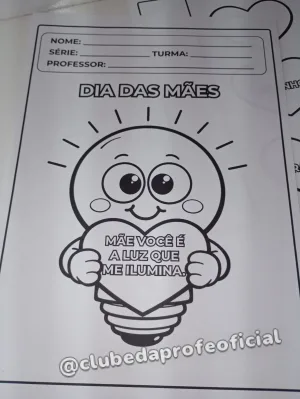 Atividade Dia das Mães: Lâmpada - foto 5 de 5