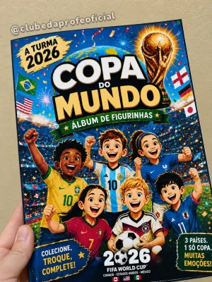 Álbum da Turma 2026: Tema Copa do Mundo