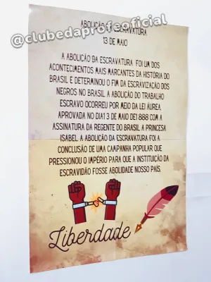 Abolição da Escravatura: Cartaz e Atividade - foto 4 de 6
