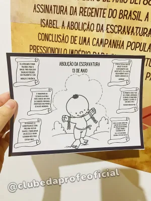 Abolição da Escravatura: Cartaz e Atividade - foto 6 de 6