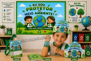 Kit Protetor do Meio Ambiente: Painéis e Lembrancinhas