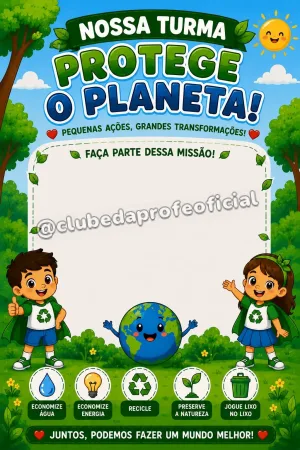 Kit Protetor do Meio Ambiente: Painéis e Lembrancinhas - foto 2 de 6