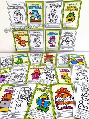 Capinhas de Caderno Dinossauros - foto 34 de 37